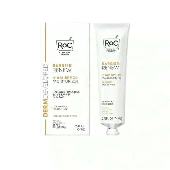 RoC Barrier Renew AM Moisturizer 30 SPF - Picture 1 of 4